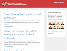 Tablet Screenshot of cinedireitoshumanos.org.br